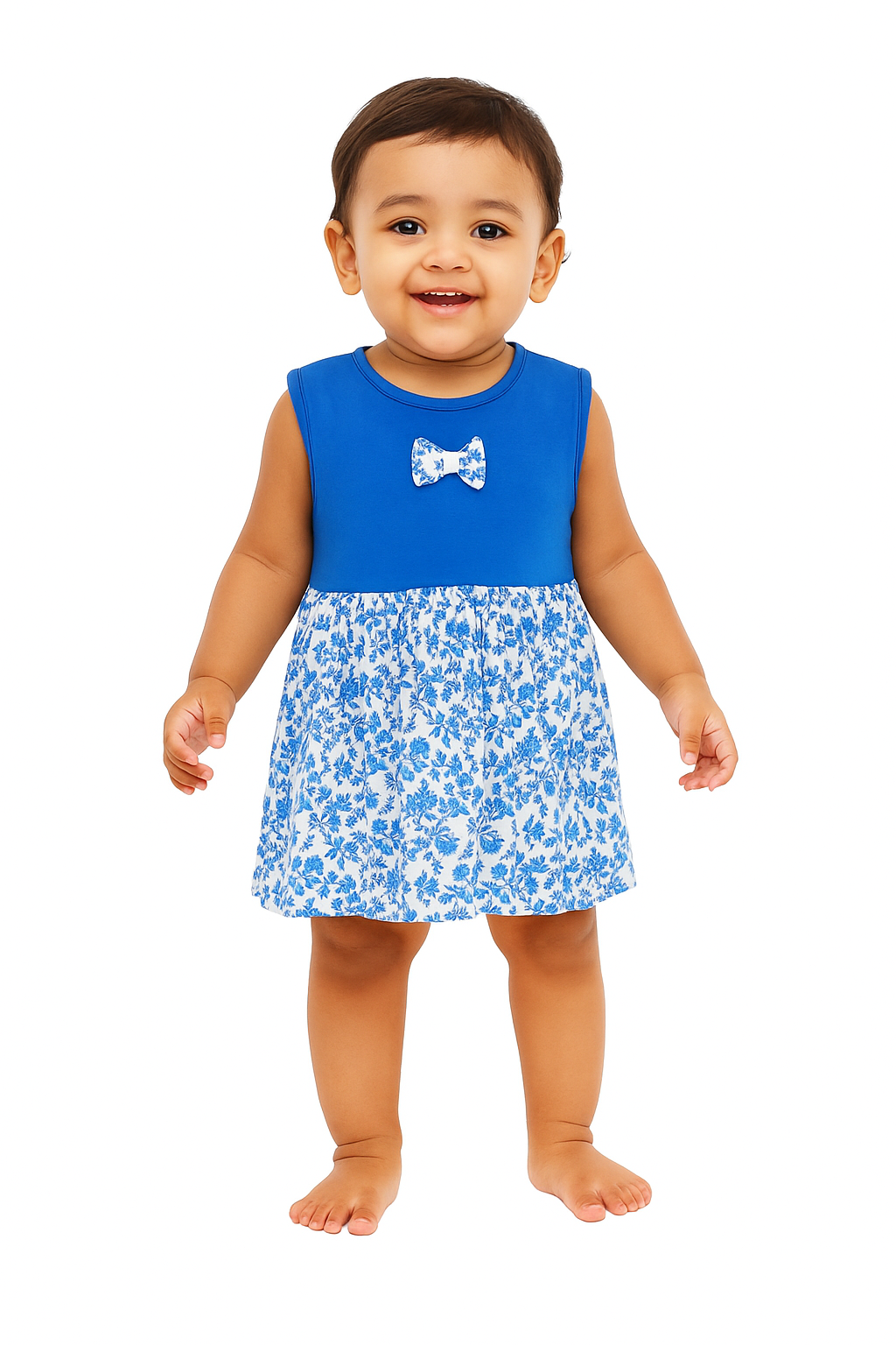 Catch the cuteness! 🌟 Triple dress combo – red hearts, blue snowflakes & pink deer in sizes M, L, XL.            10% Off + Free Delivery