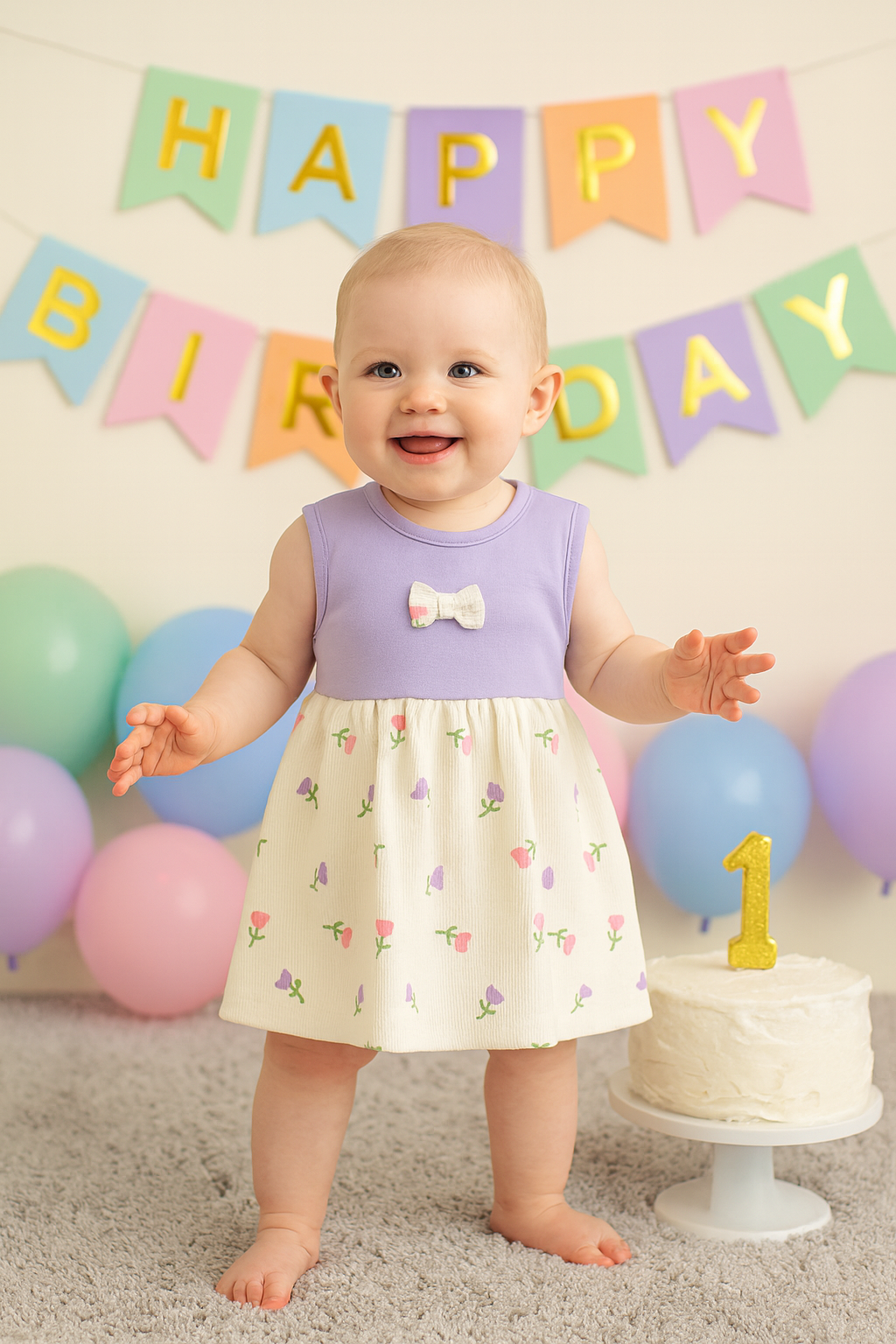 👗✨Tiny Bows, Big Style! 🌟 M, L, XL Frocks for your Little Fashionista!  10% Off + Free Delivery