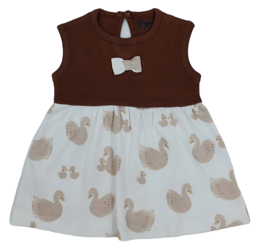 Fashion Sweet & stylish kids’ dresses- Sleeveless Mini Frocks in three fun combos! 🌿👑 Sizes M, L, XL.    10% Off + Free Delivery