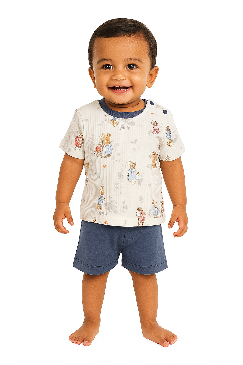 Soft and Stylish 3 Piece Baby T-shirts and Shorts Combo Love Wraps Premium Collection 10% Off + Free Delivery