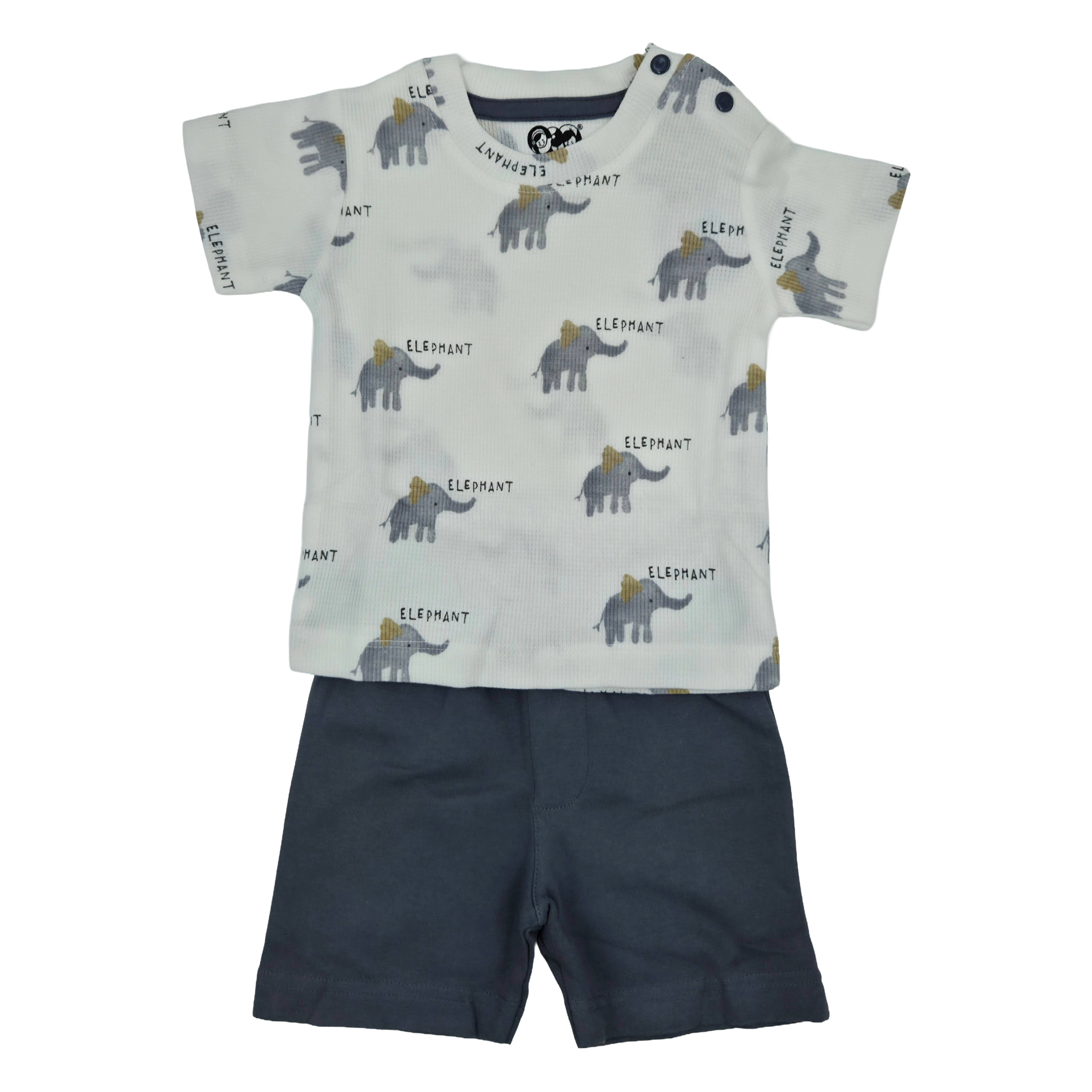 Everyday Comfort for Your Little Explorer  Cute PrintsBaby T-shirt and Shorts. 10% Off + Free Delivery